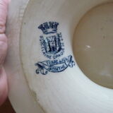 Ancien Plat de présentation Gien Terre de fer Modèle JACINTHE
