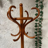 Vintage wooden parrot coat rack