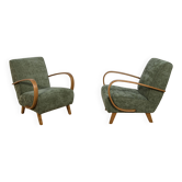 Model H 410 Armchairs by Jindřich Halabala for Up Závody, 1930s, Set of 2