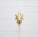 vintage bronze gold wall lamp leaf