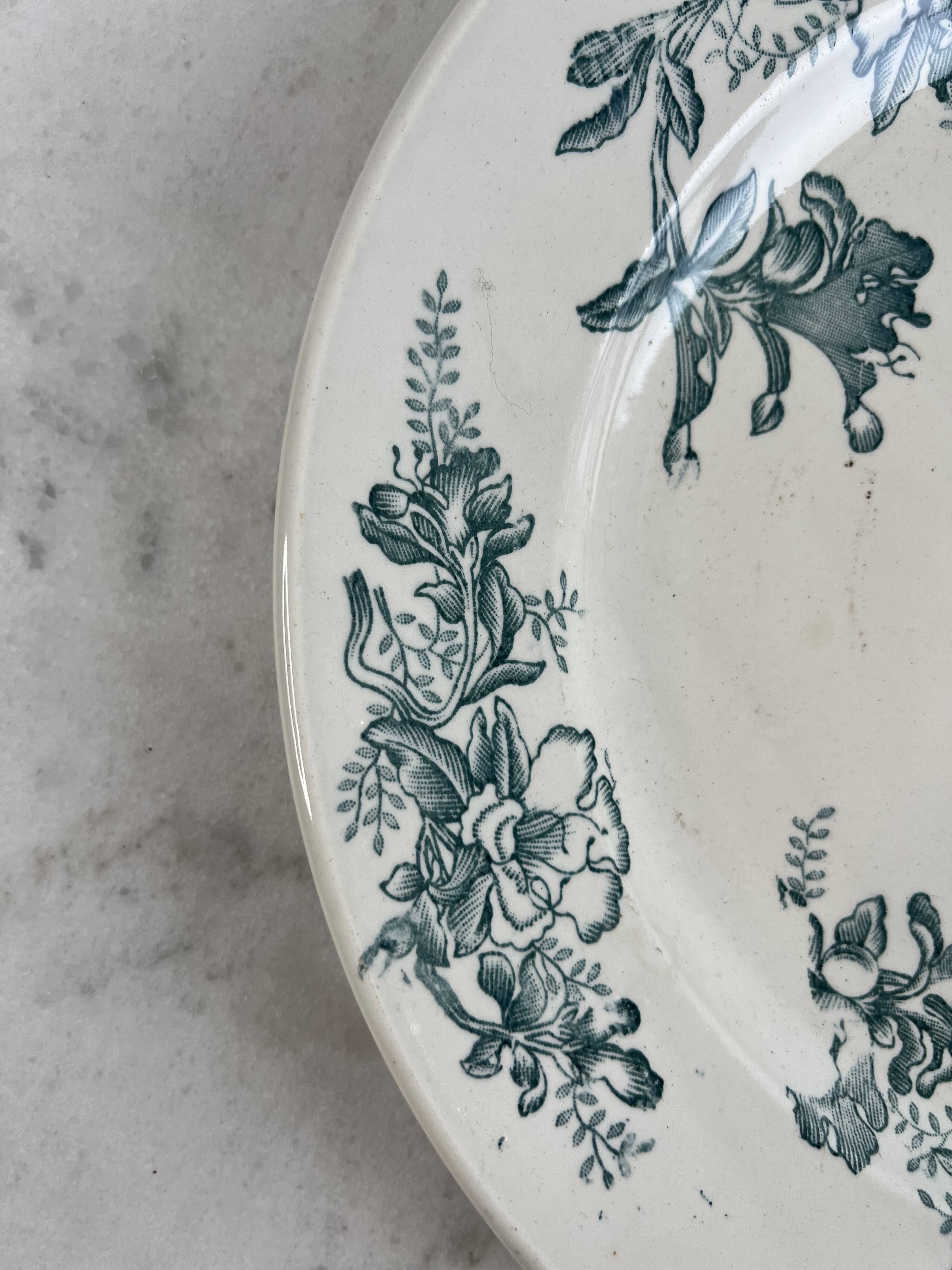Givors Floreal flat iron presentation plate