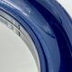 Vintage Wall Mirror with Bold Blue Plastic Frame, 1960s