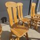 Set of 8 Britalist Oak Chairs from De Puydt, Belgium 1970s