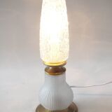 Satin flute and pear lamp