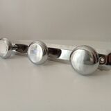 Vintage chrome wall coat rack