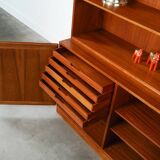 Set of teak bookcases, Danish design, 1970s, designer: Kai Winding