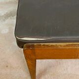 Art Nouveau oak desk and chair