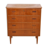 Commode scandinave en teck, Suède, 1950