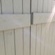 Paire de volets en bois pentures fer