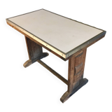 Wood and Formica bistro table
