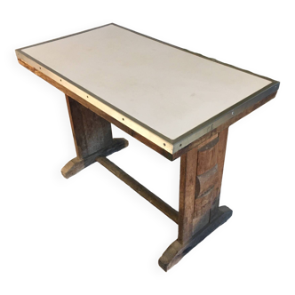 Wood and Formica bistro table