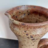 Speckled stoneware pitcher