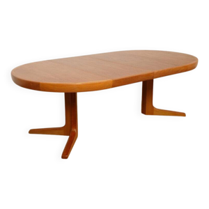 Table à manger ronde - teck extensible