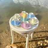 Raynaud et Co multicolor coffee cup set