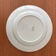 Round plate Digoin Sarreguemines Pascal green – vintage serving plate