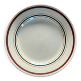 Set of 9 Gien flat plates, Gaston model