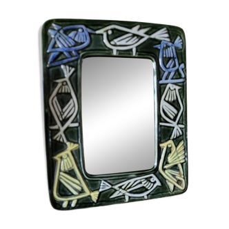 Lisa Larson Harlequin Series Ceramic Mirror