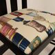 High Ingram chair by Charles R. Mackintosh for Alivar with Fornasetti fabric