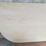 Travertine coffee table