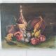 Still life with a bowl of fruit.