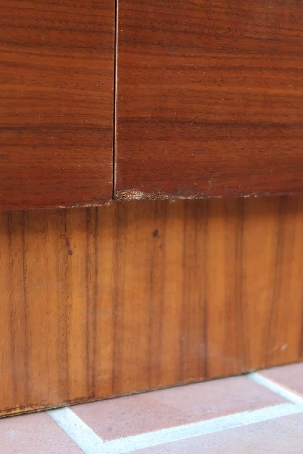 Vintage shoe cabinet