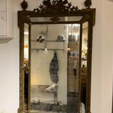 Large beaded mirror 19th