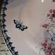 Ste Amandinoise Louis XV iron earth blue green dinner plates
