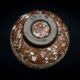 Glazed ceramic vase in mixed brown and beige earth by Jean Gerbino.