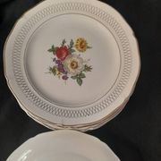 Set of 11 Ceranor St Amand Semi Vitrified Sapho plates
