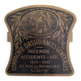 Old bronze mail clip/documents - Early 20th century