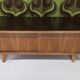 Lowboard enfilade with sliding doors, 1970s vintage.