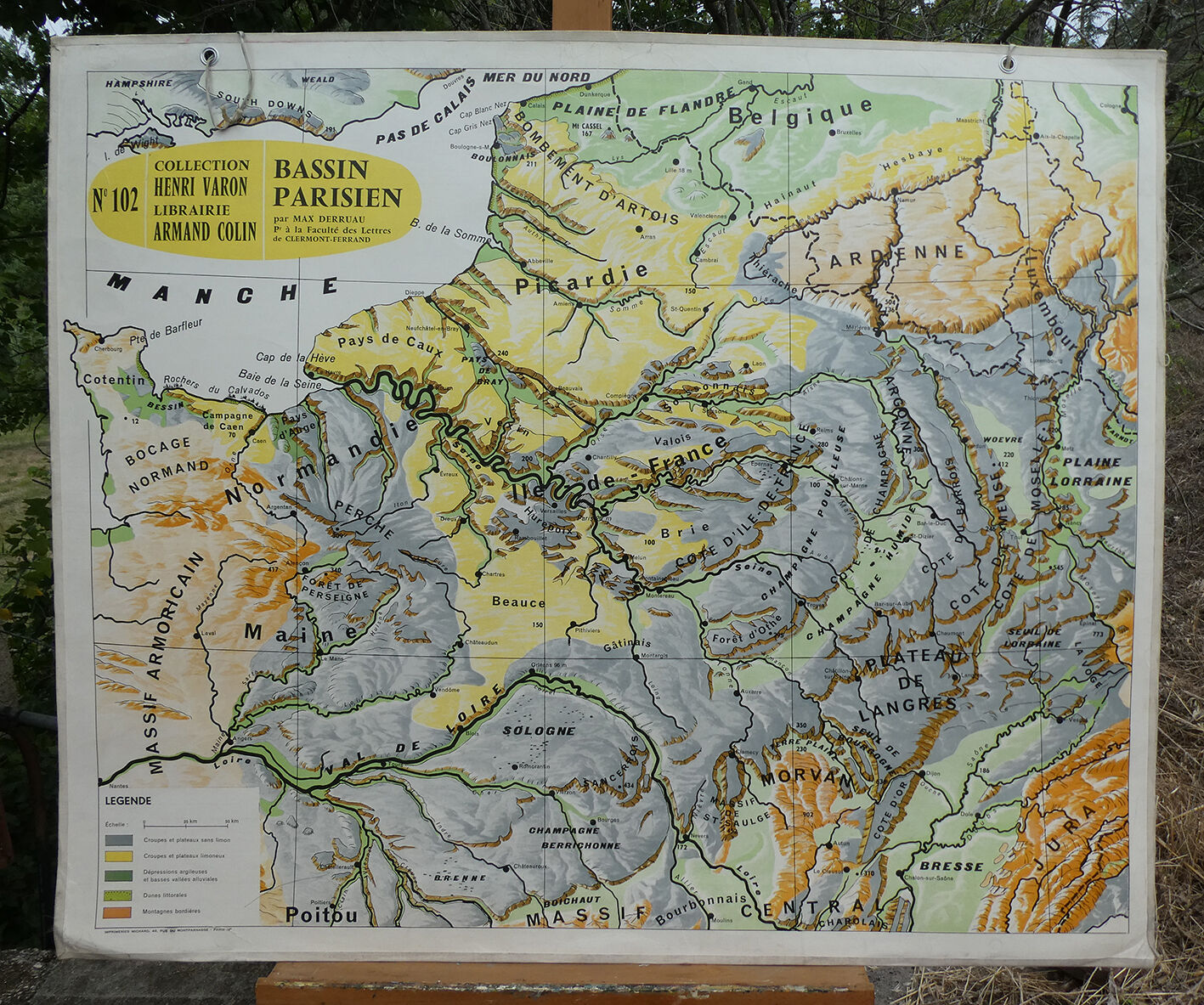 Former colin varon bassin Paris school map no.102