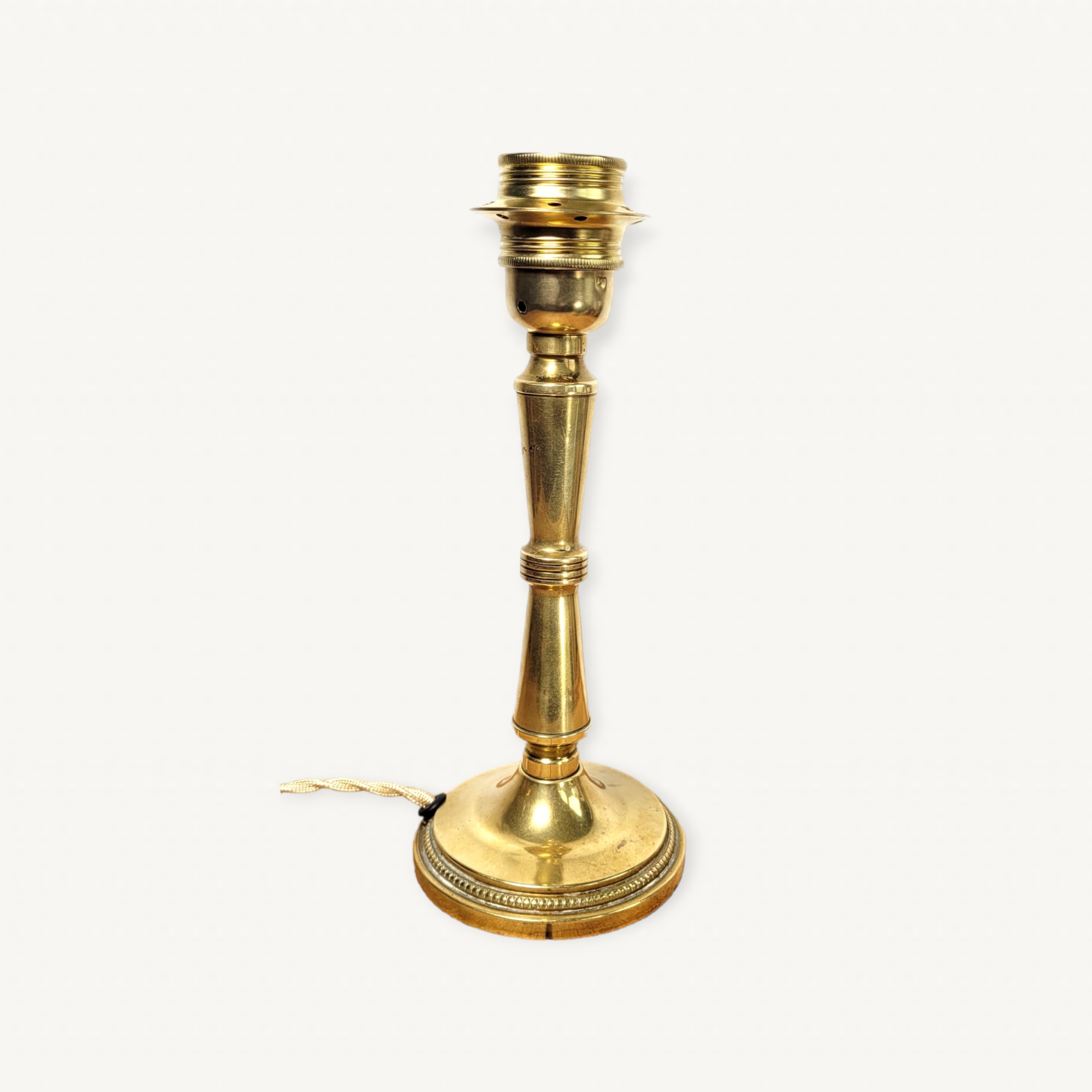 Brass lamp foot