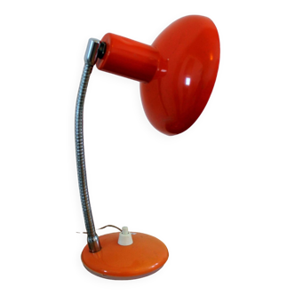 Vintage orange chrome lamp pop 1970