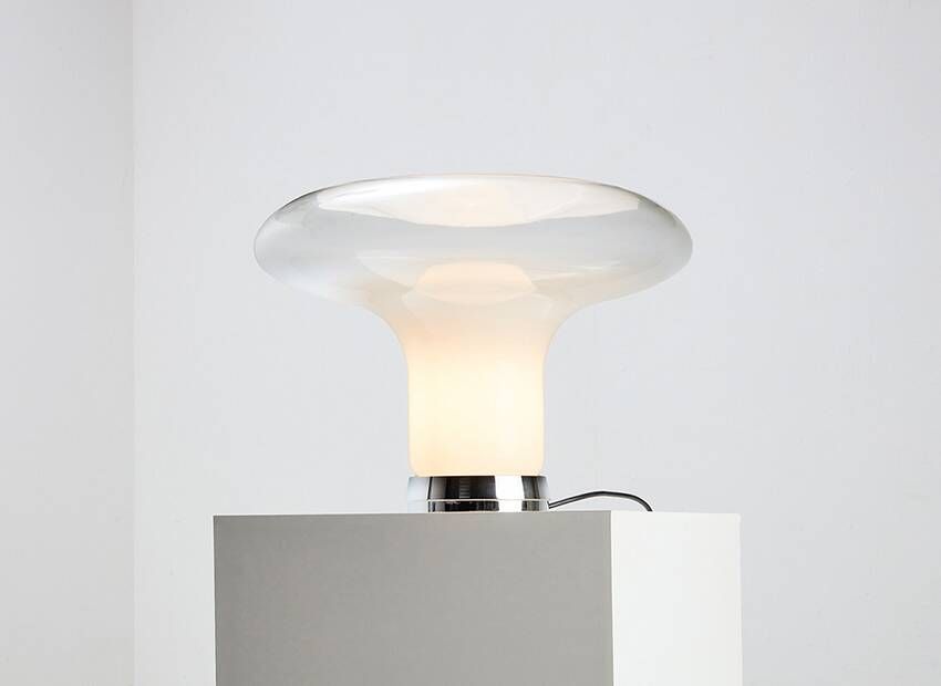 Angelo Mangiarotti Early lesbo Table Lamp for Artemide Italy 1967