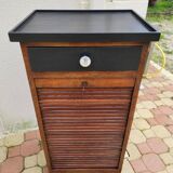 Vintage curtain binder cabinet