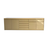 Vintage lacquered credenza, 1980s