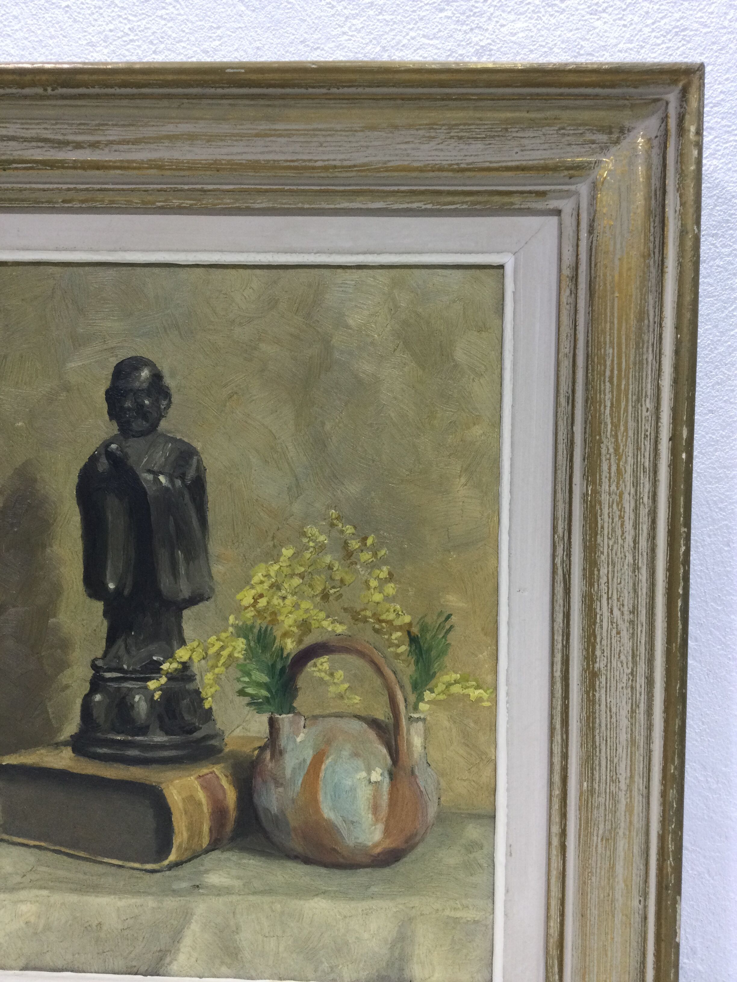 Huile sur toile nature morte