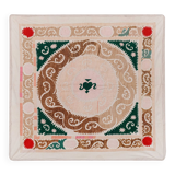 Hand knotted rug, vintage Turkish rug 125x132 cm