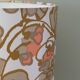 Vintage French ceramic table lamp with custom lampshade.