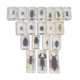 Lot de 19 insectes en inclusion résine
