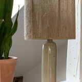 Sandstone lamp and jute string