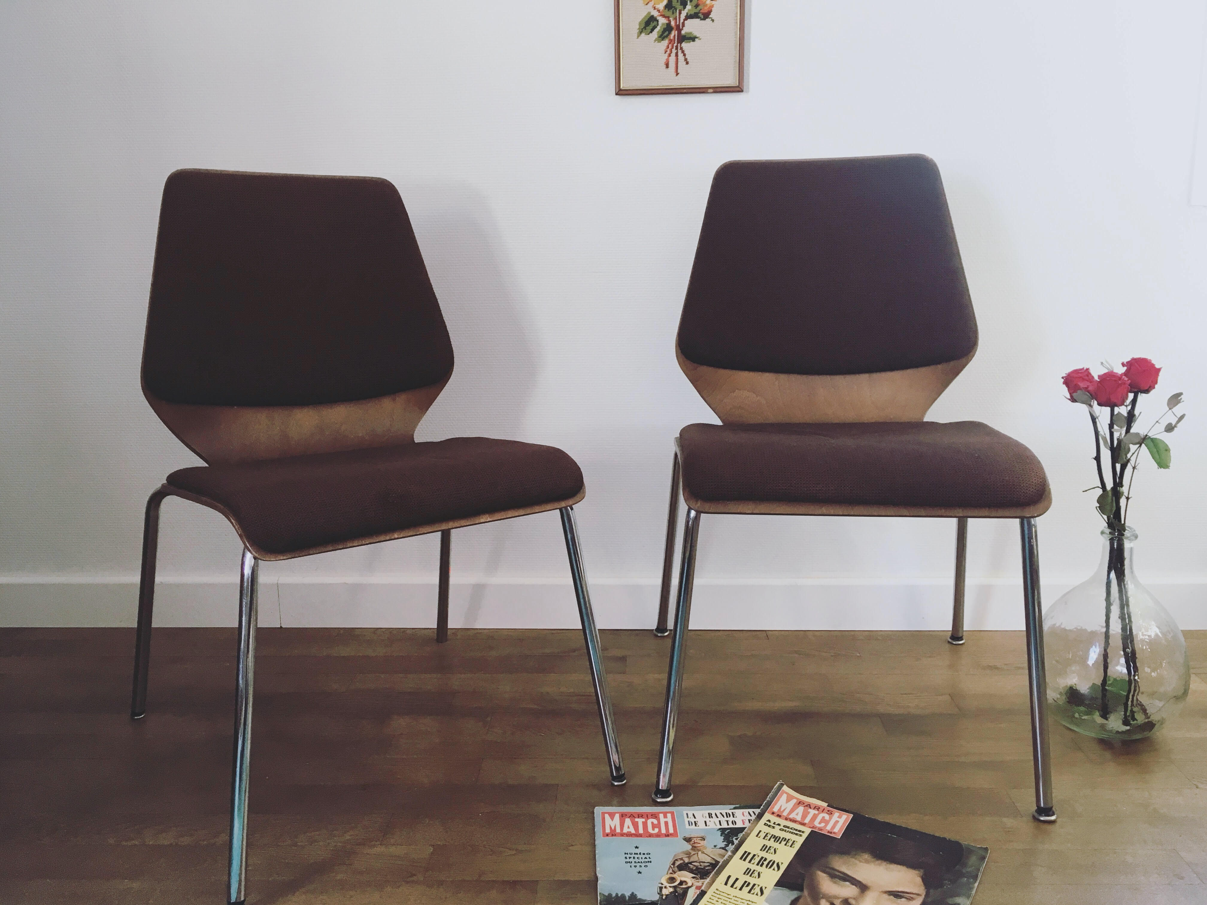 Pair of 80s Sitag chairs