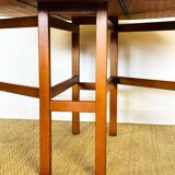 Scandinavian folding teak dining table