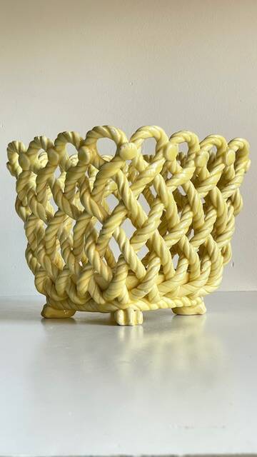 Vintage Braided Cache-Pot