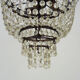 Hot air balloon chandelier, glass grapevines. Chandelier grapevines. Year 80