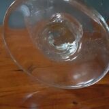 Biot cup in bubbled and blown glass, 1970s