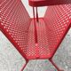 Red metal magazines holder 50s