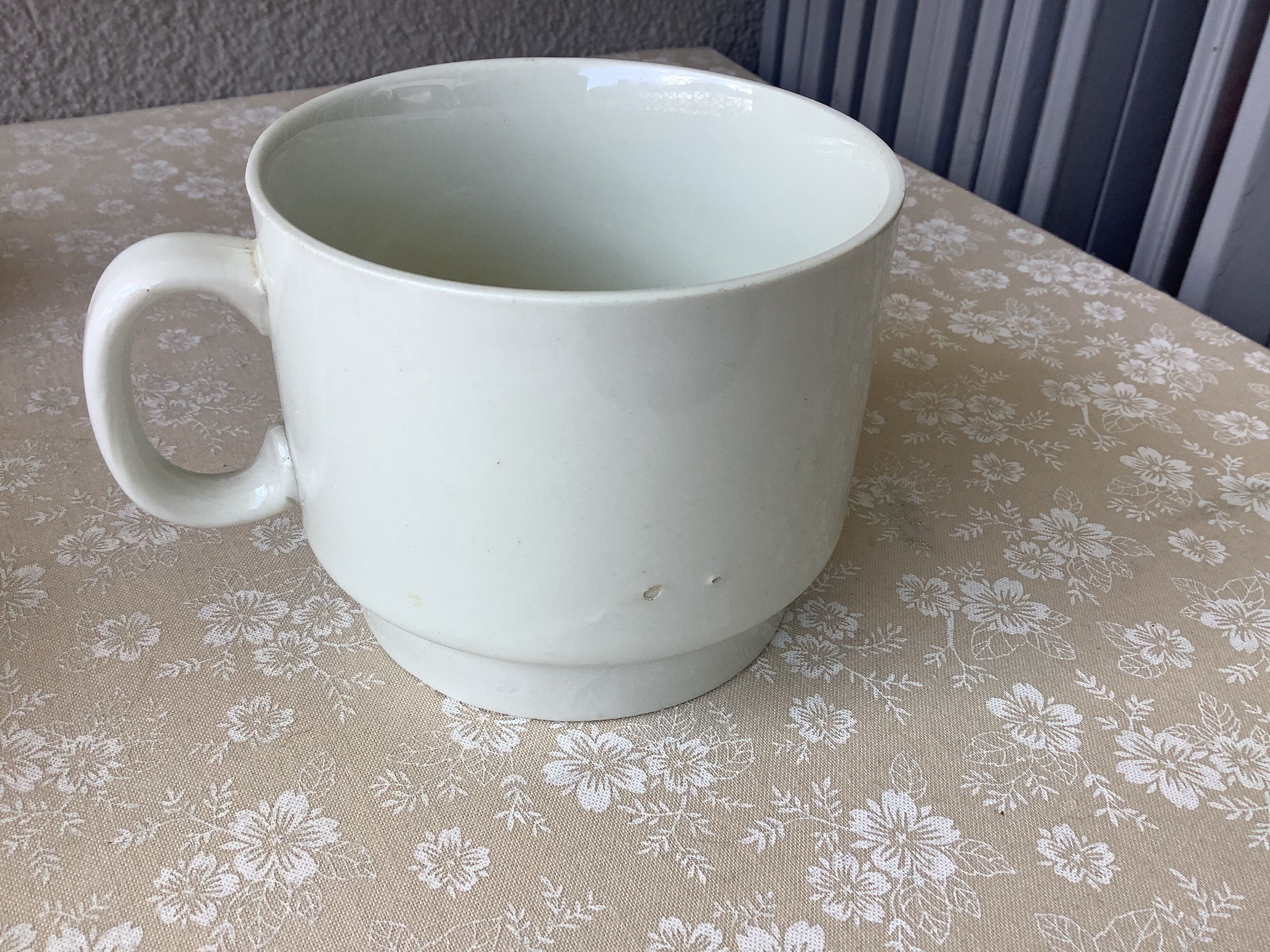 Vintage Weidmann cups at lunch made in Italy