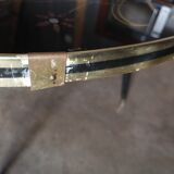 Tripod glass coffee table 1960
